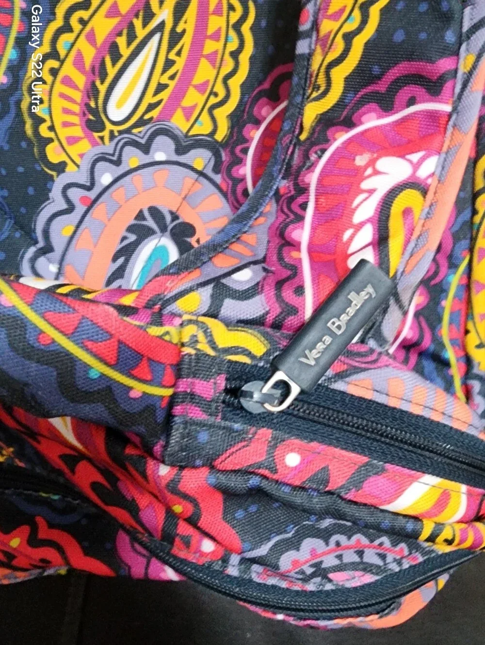 Vera Bradley Lighten‎ Up Essential Backpack in Twilight Paisley Pattern